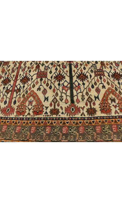 4 x 6 Vintage Persian Afshar Rug 75232