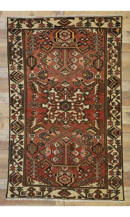4 x 7 Antique Bakhtiari Rug 752784 x 7 Antique Bakhtiari Rug 75278
