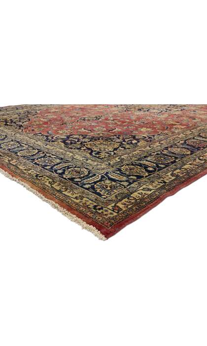 10 x 15 Vintage Persian Mashhad Rug 75597