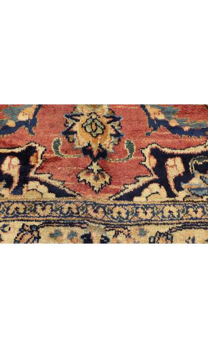 10 x 15 Vintage Persian Mashhad Rug 75597