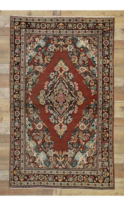 4 x 6 Vintage Mahal Rug 75979