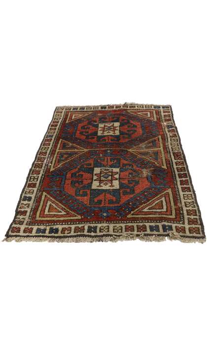 2 x 2 Antique Kazak Rug 77270