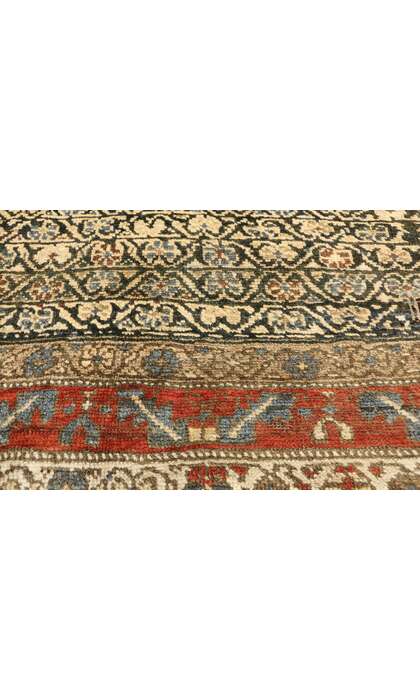 4 x 14 Antique Persian Kurdish Rug 77278