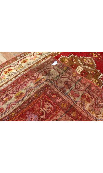 4 x 10 Antique Oushak Rug 77284