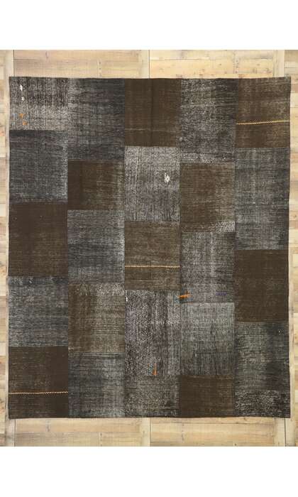 8 x 10 Vintage Turkish Patchwork Rug 51064