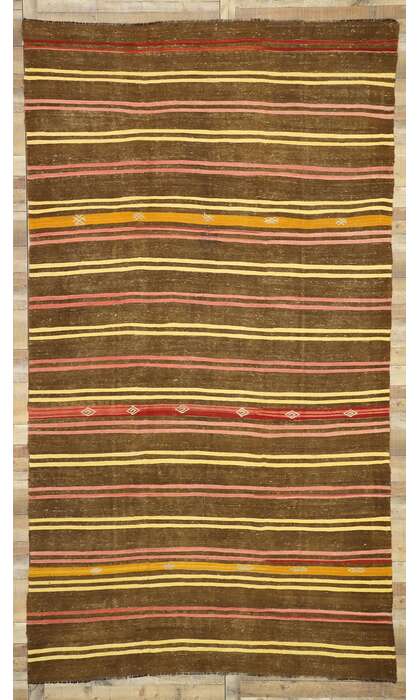 8 x 13 Vintage Turkish Kilim Rug 51075
