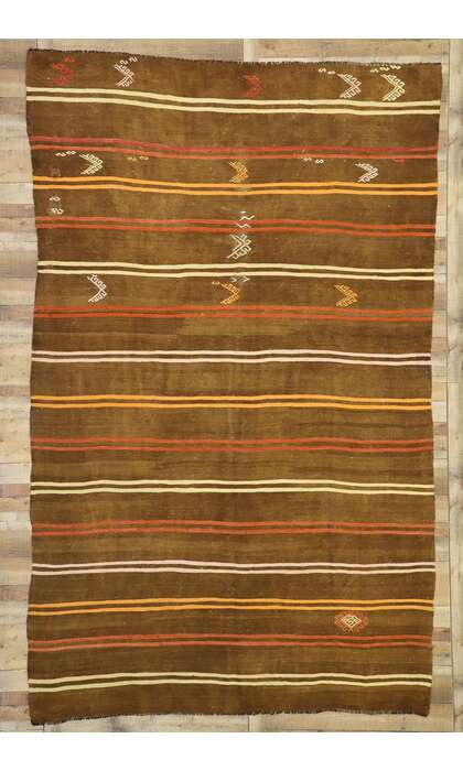 8 x 13 Vintage Turkish Kilim Rug 51076