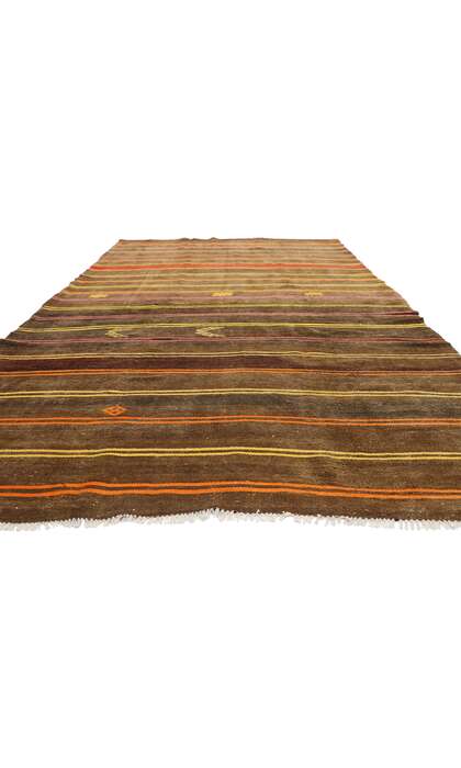 7 x 12 Vintage Turkish Kilim Rug 51321