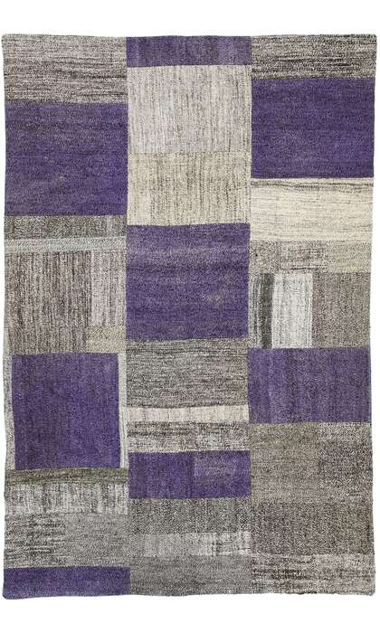 4 x 6 Vintage Turkish Patchwork Rug 51583