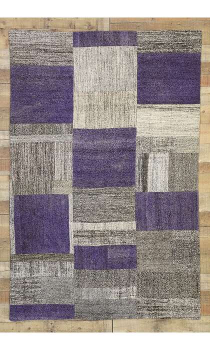 4 x 6 Vintage Turkish Patchwork Rug 51583