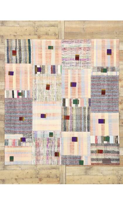 6 x 6 Vintage Patchwork Rug 51584