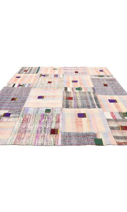 6 x 6 Vintage Patchwork Rug 51584