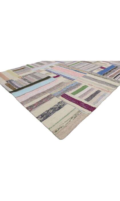 5 x 6 Vintage Patchwork Rug 51585