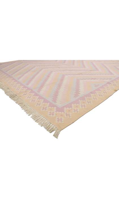 9 x 12 Vintage Indian Dhurrie Rug 70502