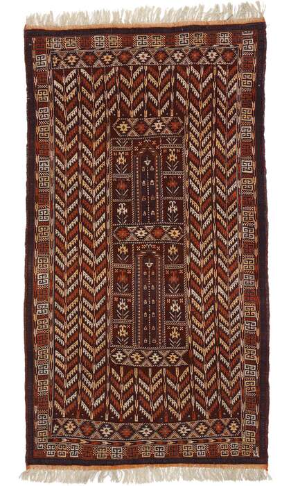 4 x 6 Vintage Afghan Prayer Rug 71919