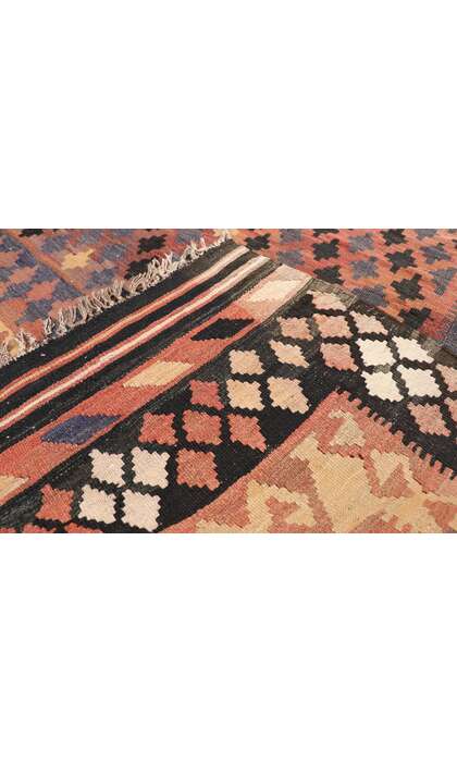 10 x 14 Vintage Afghani Maimana Kilim Rug 72258