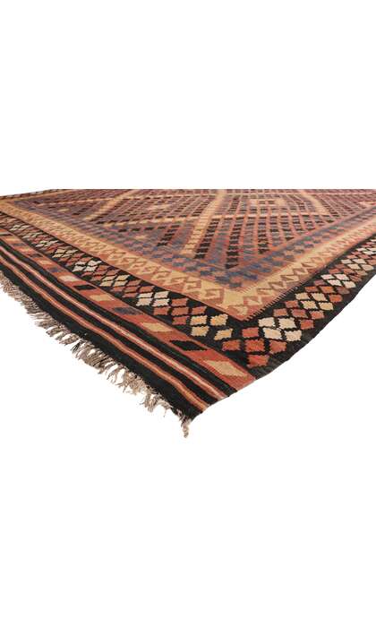 10 x 14 Vintage Afghani Maimana Kilim Rug 72258