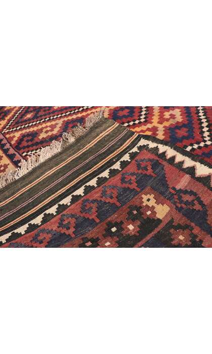​9 x 14 Vintage Afghan Kilim Rug 72260​