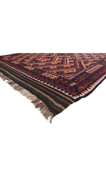 ​9 x 14 Vintage Afghan Kilim Rug 72260​