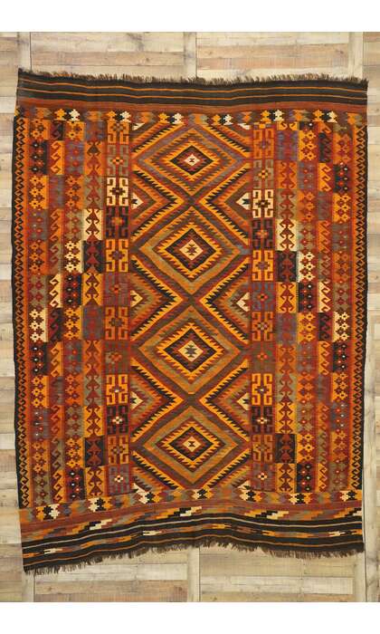 9 x 11 Vintage Afghan Kilim Rug 72767