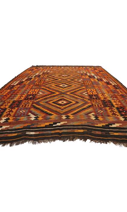 9 x 11 Vintage Afghan Kilim Rug 72767