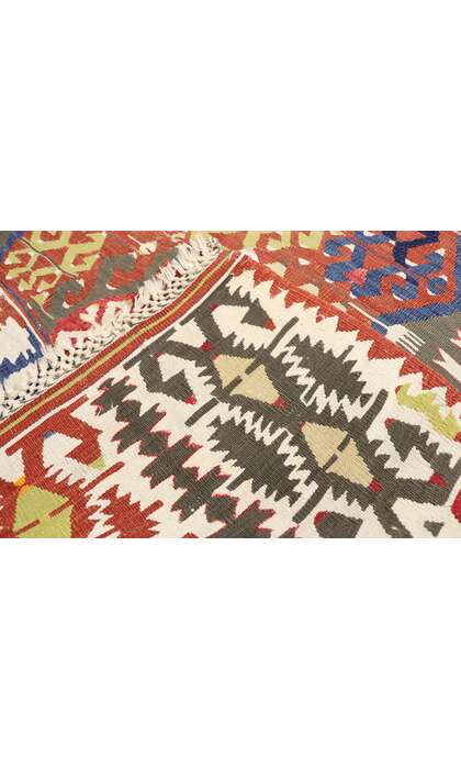 5 x 13 Antique Caucasian Tribal Kilim Rug 73271