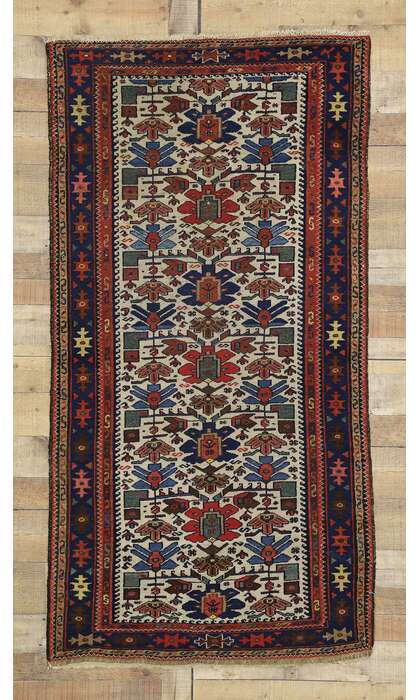 3 x 6 Antique Persian Malayer Rug 73321
