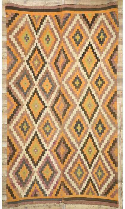 8 x 15 Antique Turkish Kilim Rug 73394