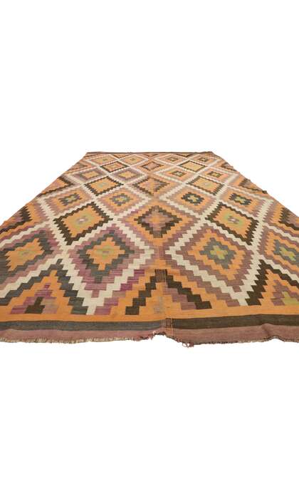 8 x 15 Antique Turkish Kilim Rug 73394