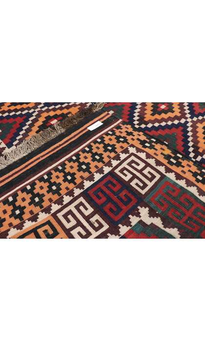 10 x 13 Vintage Afghan Maimana Kilim Rug 74277