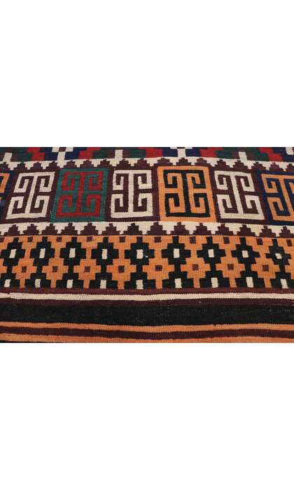 10 x 13 Vintage Afghan Maimana Kilim Rug 74277