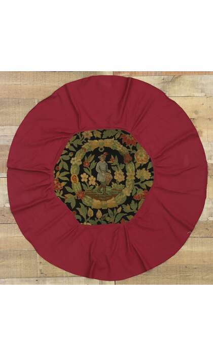 2 x 2 Antique Persian Needlepoint Rug 74347