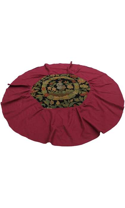 2 x 2 Antique Persian Needlepoint Rug 74347