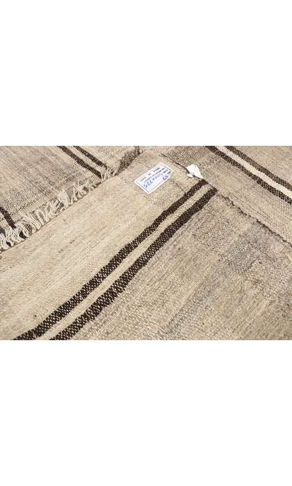 7 x 17 Vintage Persian Mazandaran Kilim Rug 76396