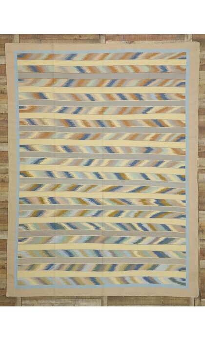 9 x 12 Vintage Dhurrie Rug 76596