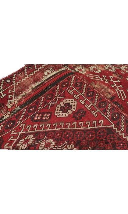 3 x 4 Antique-Worn Afghan Rug 76628