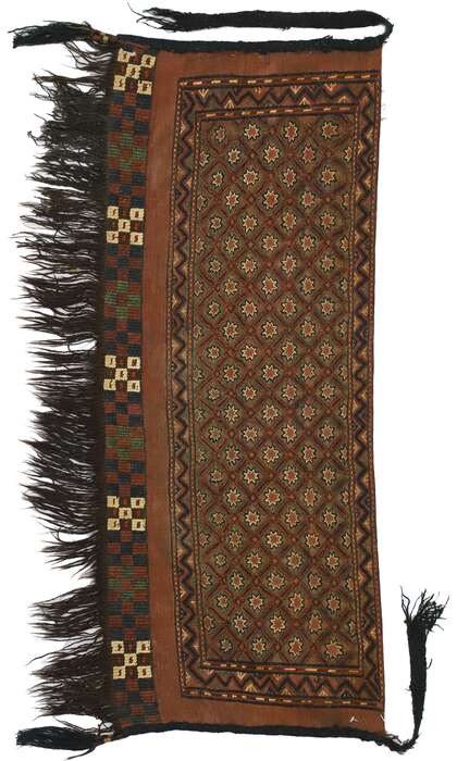 2 x 4 Vintage Ersari Torba Afghan Textile 76637