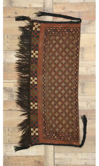 2 x 4 Vintage Ersari Torba Afghan Textile 76637