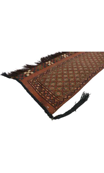 2 x 4 Vintage Ersari Torba Afghan Textile 76637