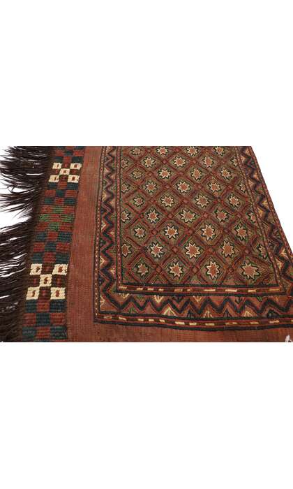 2 x 4 Vintage Ersari Torba Afghan Textile 76637