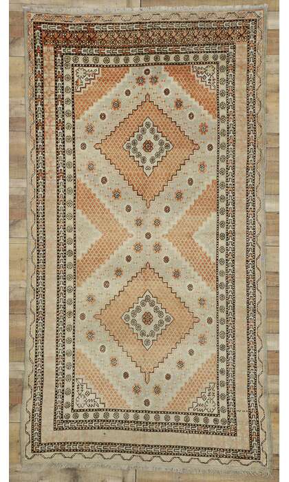 5 x 10 Vintage Turkestan Khotan Rug 77310