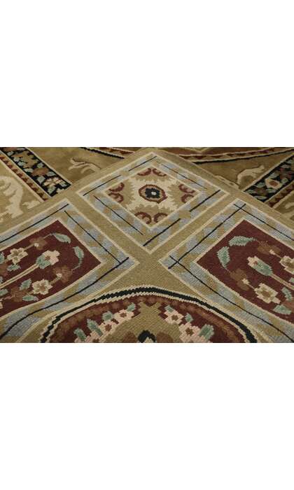 10 x 14 Vintage Savonnerie Tibetan Rug 77314