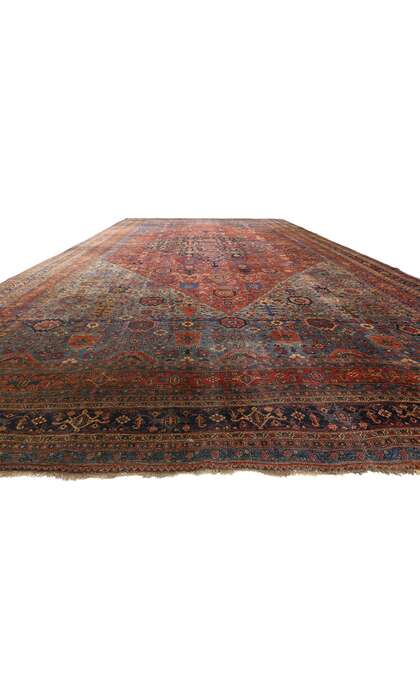 15 x 25 Antique Bijar Rug 77327