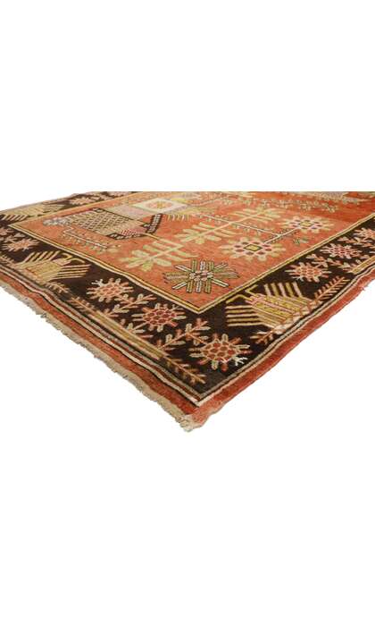 6 x 11 Antique Eastern Turkestan Khotan Rug 77325