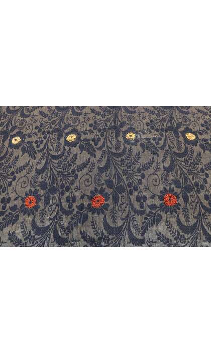 8 x 11 Vintage Embroidered Rug 77335