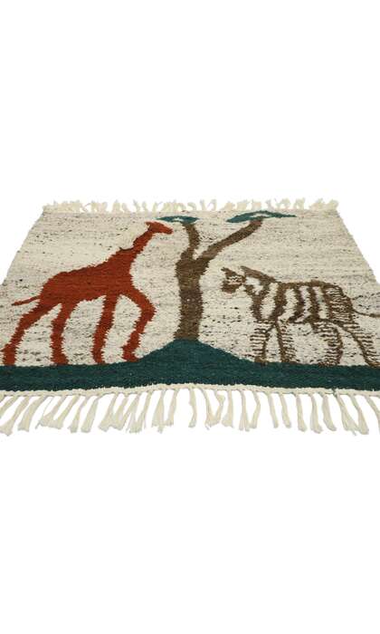 2 x 3 Vintage African Rug 77336