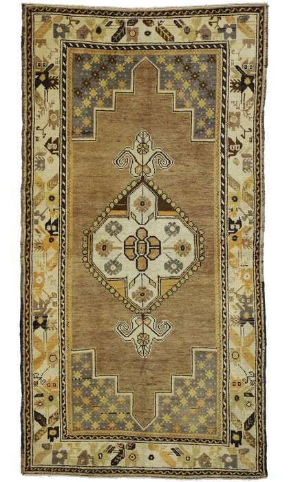 4 x 7 Vintage Oushak Rug 50105
