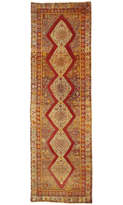 4 x 11 Antique Turkish Sivas Rug 50364