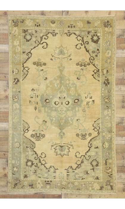 5 x 9 Vintage Oushak Rug 50487