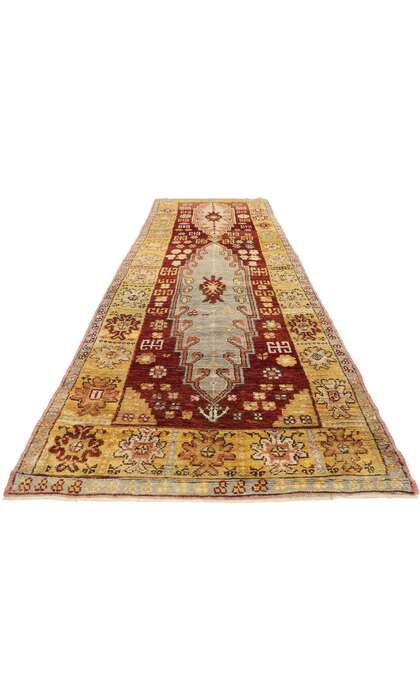 3 x 11 Vintage Turkish Oushak Runner 50651